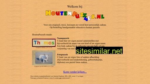 houtenpuzzels.nl alternative sites