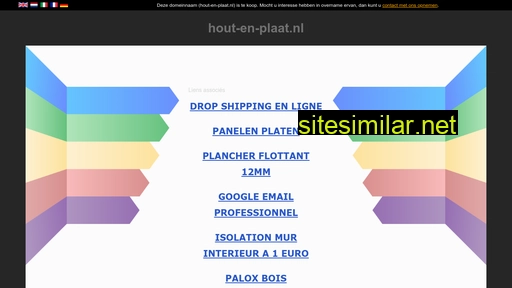 hout-en-plaat.nl alternative sites