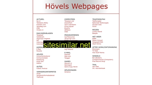 hovels.nl alternative sites
