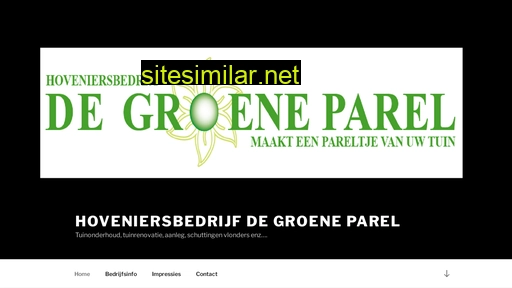 hovenierdegroeneparel.nl alternative sites