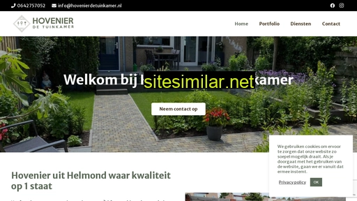 hovenierdetuinkamer.nl alternative sites