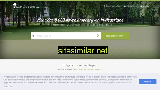 hoveniersgids.nl alternative sites