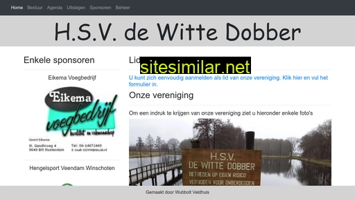 hsvdewittedobber.nl alternative sites