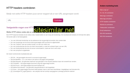 httpheaders.nl alternative sites