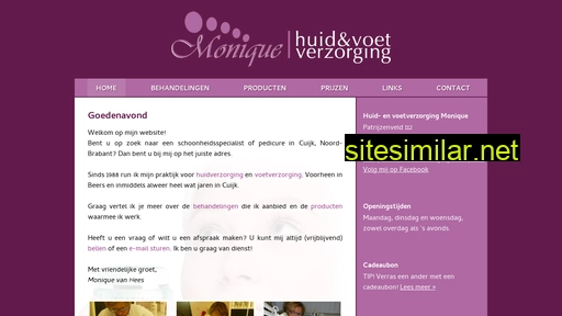 huidenvoetverzorgingmonique.nl alternative sites