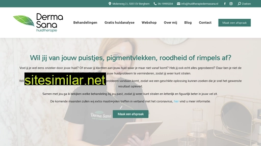 huidtherapiedermasana.nl alternative sites