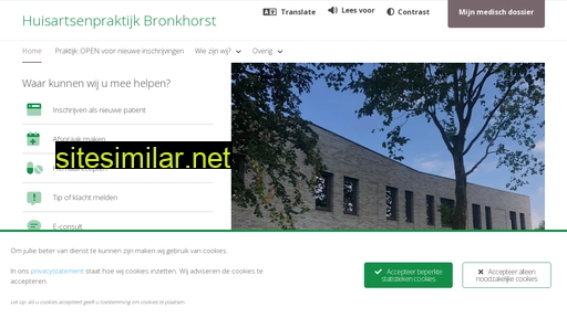 huisartsenpraktijkbronkhorst.nl alternative sites
