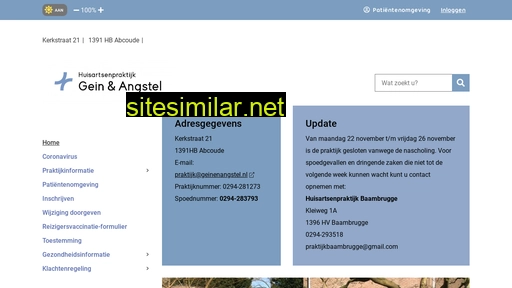 huisartsenpraktijkgeinenangstel.nl alternative sites
