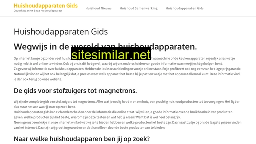 huishoudapparaten-gids.nl alternative sites