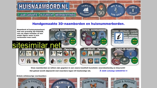 huisnaambord.nl alternative sites