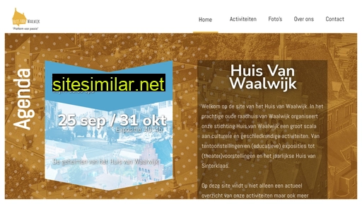 huisvanwaalwijk.nl alternative sites