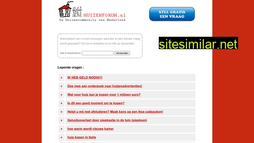 huizenforum.nl alternative sites