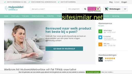 hulpmiddelonline.nl alternative sites