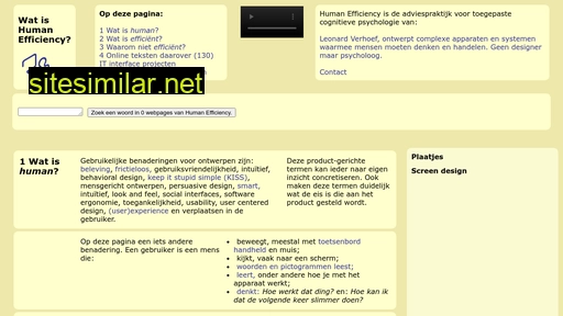 humanefficiency.nl alternative sites