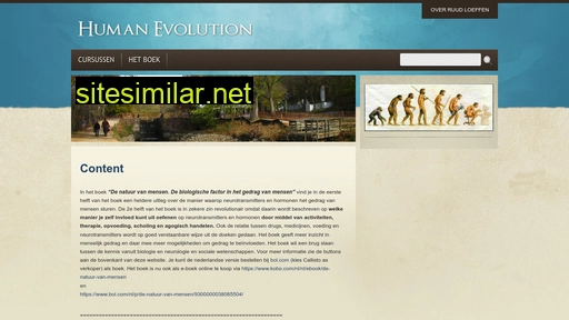 human-evolution.nl alternative sites