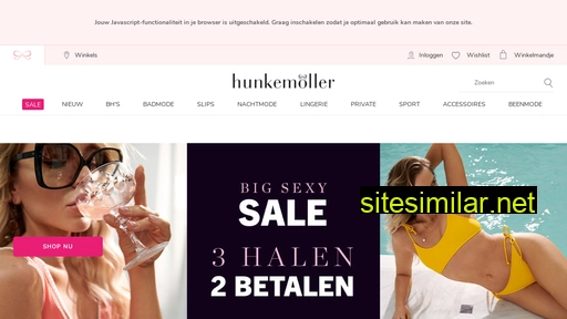 hunkemoller.nl alternative sites