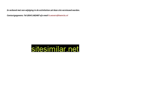 hwm-bs.nl alternative sites