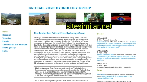 hydrology-amsterdam.nl alternative sites