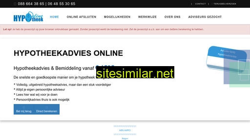 hypotheekonline.nl alternative sites