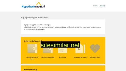 hypotheekopzet.nl alternative sites