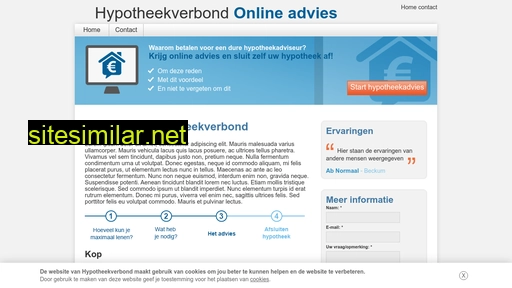 hypotheekverbond.nl alternative sites