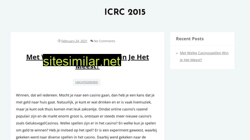 icrc2015.nl alternative sites
