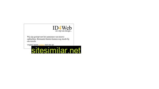 id4web.nl alternative sites