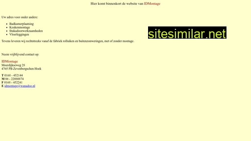 idmontage.nl alternative sites