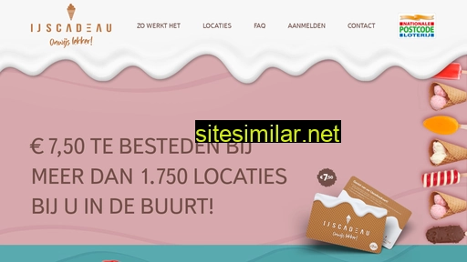 ijscadeaukaart.nl alternative sites