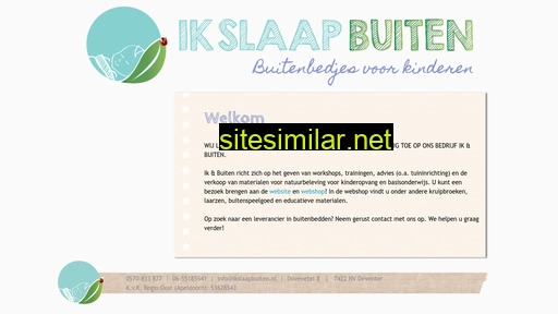 ikslaapbuiten.nl alternative sites