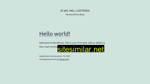 ikwilwelluisteren.nl alternative sites
