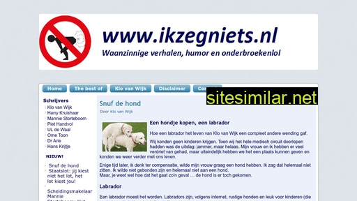 ikzegniets.nl alternative sites