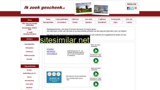 ikzoekgeschenk.nl alternative sites