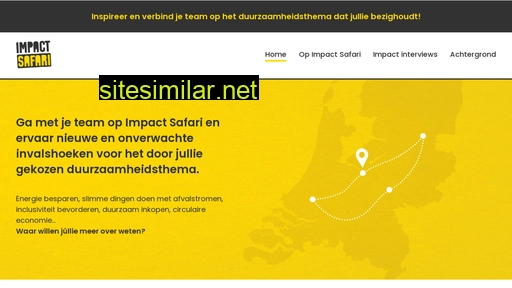 impactsafari.nl alternative sites