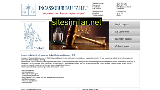 incasso-zhe.nl alternative sites