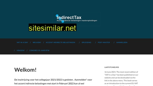indirecttax.nl alternative sites