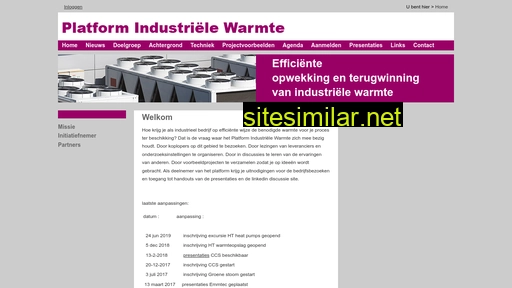 industriewarmte.nl alternative sites