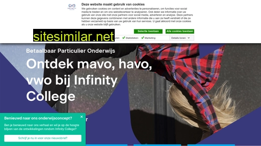 infinitycollege.nl alternative sites