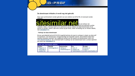 infobahn.nl alternative sites