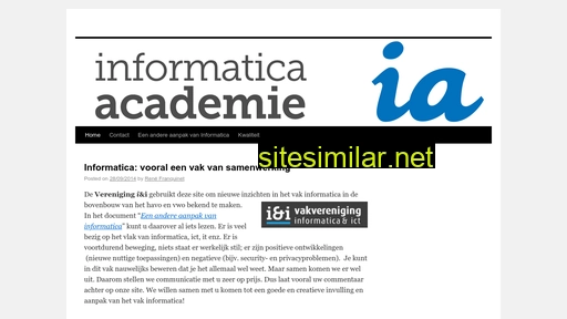 informaticaacademie.nl alternative sites