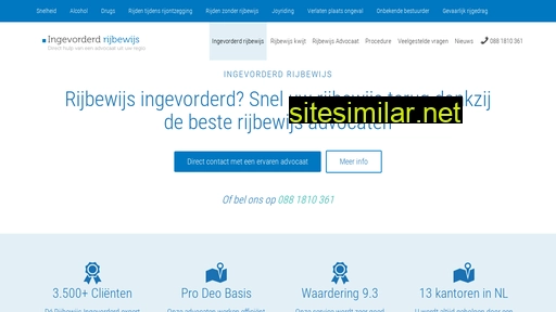 ingevorderd-rijbewijs.nl alternative sites