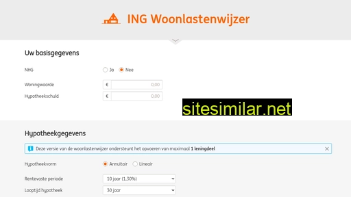 ingwoonlastenwijzer.nl alternative sites