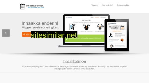 inhaakkalender.nl alternative sites
