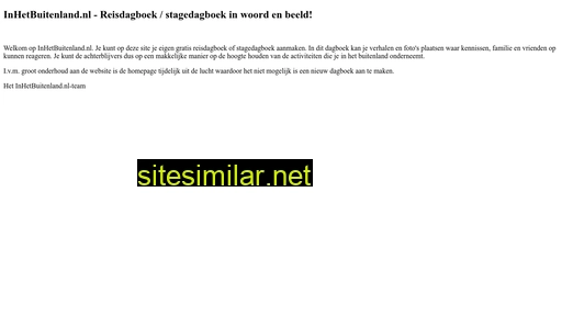 inhetbuitenland.nl alternative sites