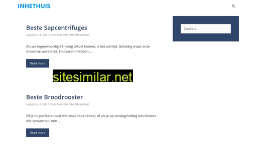 inhethuis.nl alternative sites