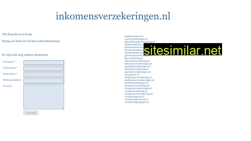 inkomensverzekeringen.nl alternative sites