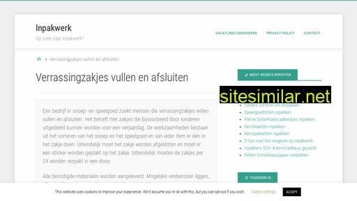 inpakwerkvacature.nl alternative sites