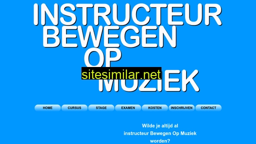 instructeurbewegenopmuziek.nl alternative sites