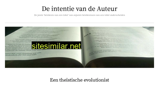 intentievandeauteur.nl alternative sites
