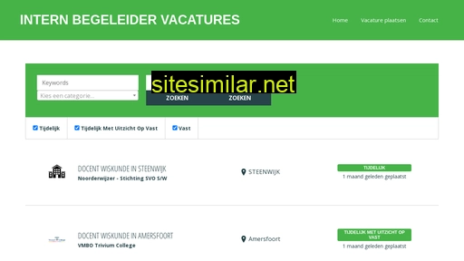 intern-begeleider-vacatures.nl alternative sites
